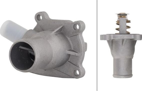 HELLA 8MT 354 778-011 - Coolant thermostat / housing car-mod.net