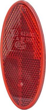 HELLA 8RA 343 160-002 - Reflex Reflector car-mod.net