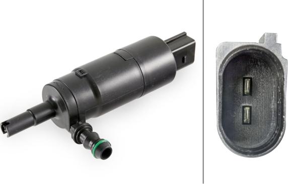 HELLA 8TW 006 849-031 - Water Pump, headlight cleaning car-mod.net