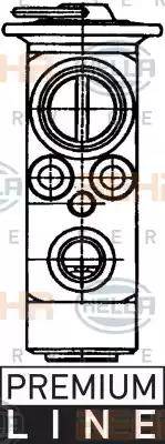 HELLA 8UW 351 029-011 - Expansion Valve, air conditioning car-mod.net