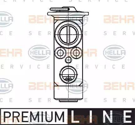 HELLA 8UW 351 239-401 - Expansion Valve, air conditioning car-mod.net