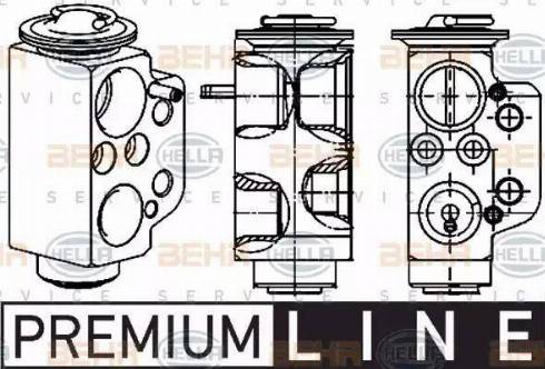 HELLA 8UW 351 234-471 - Expansion Valve, air conditioning car-mod.net