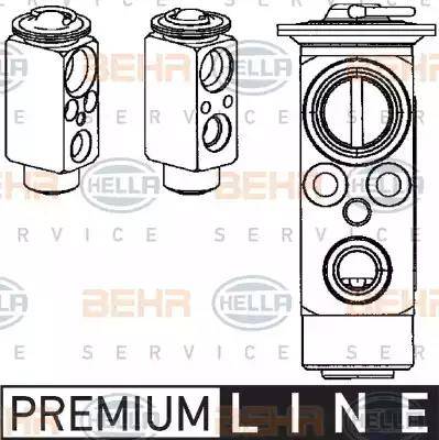 HELLA 8UW 351 234-391 - Expansion Valve, air conditioning car-mod.net