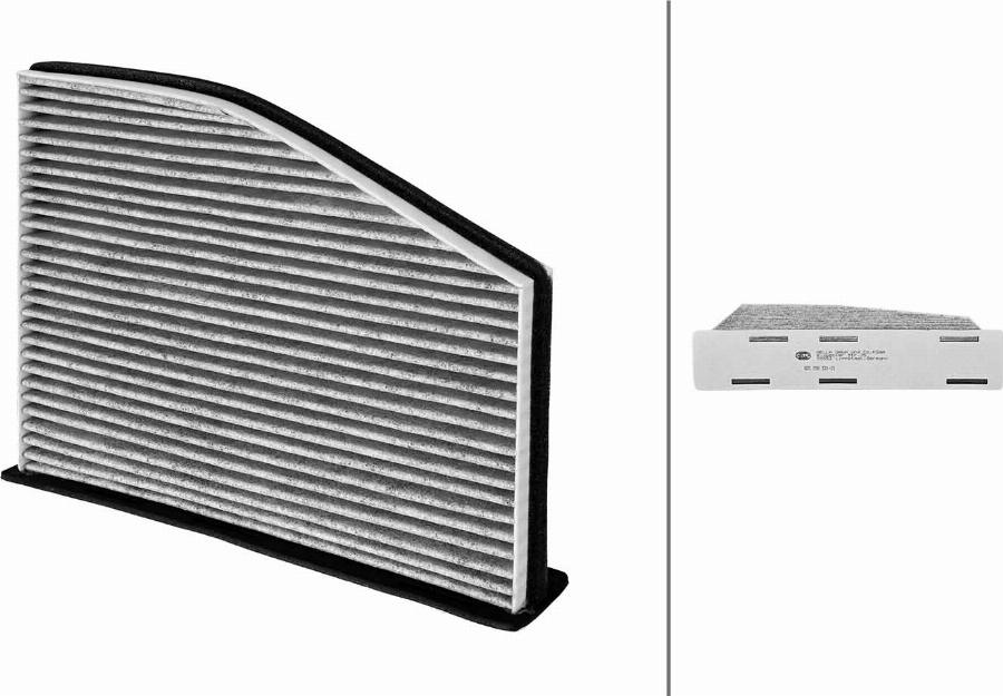 HELLA 8ZC 358 331-151 - Filter, interior air car-mod.net