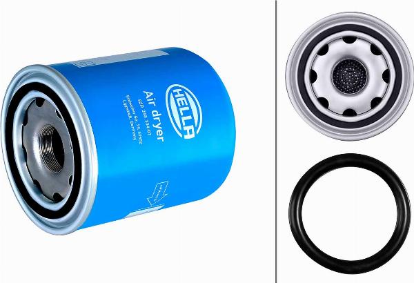 HELLA 8ZD 358 334-071 - Air Dryer Cartridge, compressed-air system car-mod.net