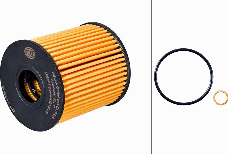 HELLA 8ZO 358 325-431 - Oil Filter car-mod.net