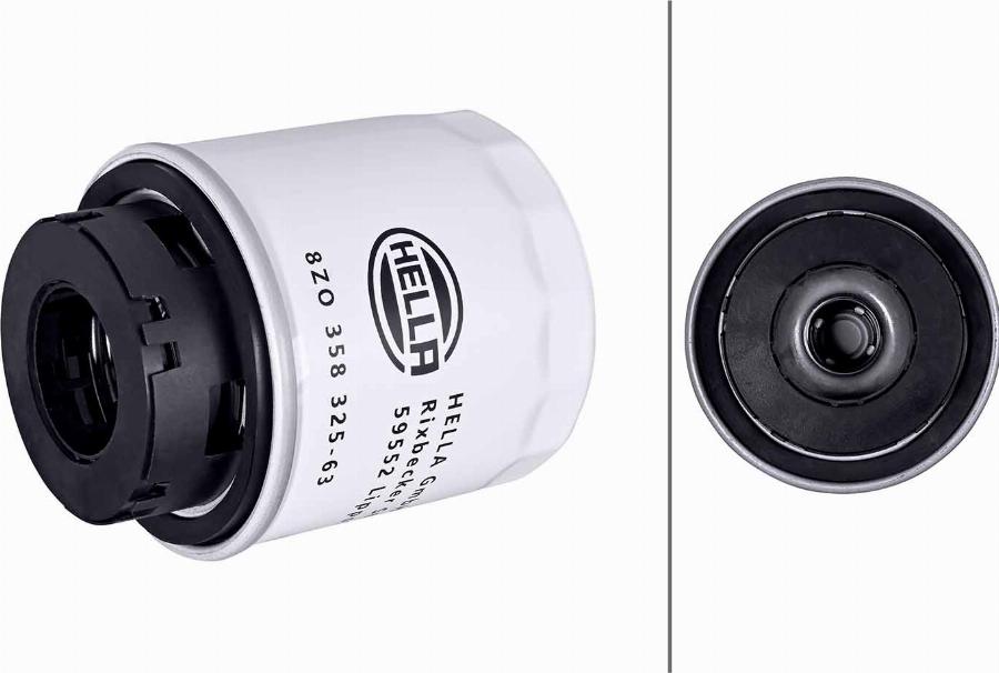 HELLA 8ZO 358 325-631 - Oil Filter car-mod.net