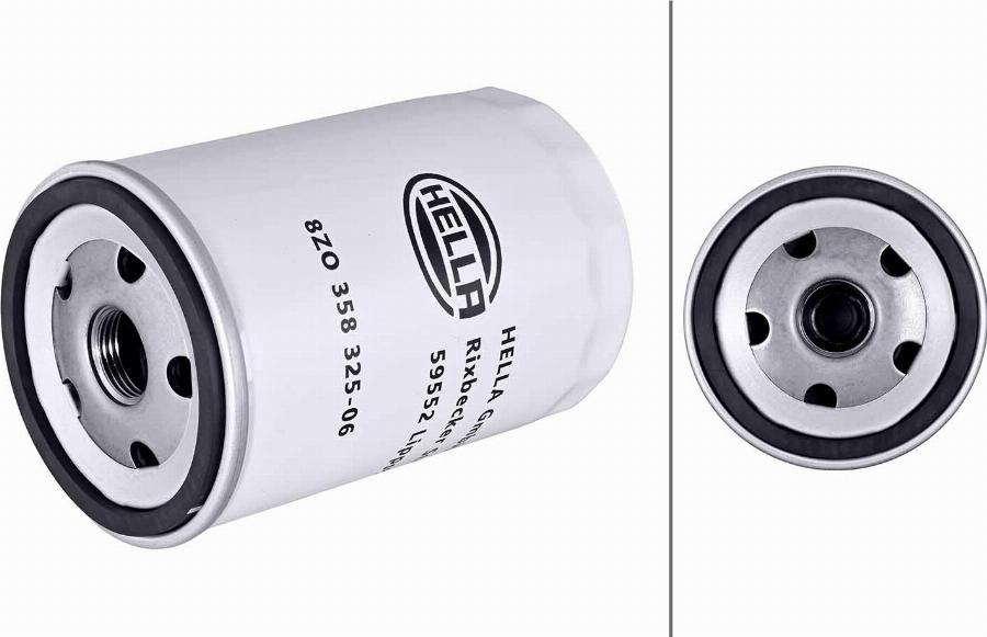 HELLA 8ZO 358 325-061 - Oil Filter car-mod.net