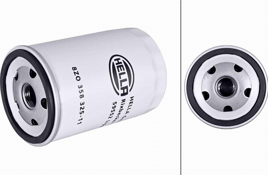 HELLA 8ZO 358 325-111 - Oil Filter car-mod.net