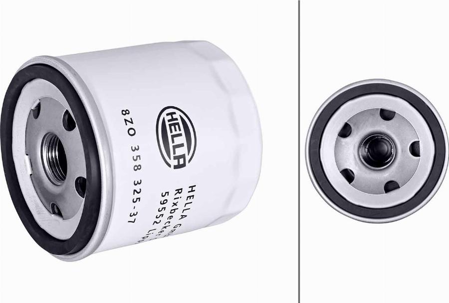 HELLA 8ZO 358 325-371 - Oil Filter car-mod.net