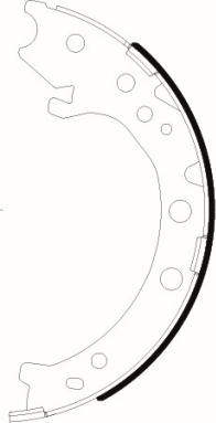 HELLA PAGID 8DA 355 051-261 - Brake Shoe Set, parking brake car-mod.net