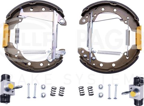 HELLA PAGID 8DB 355 004-981 - Drum Brake Shoe Set car-mod.net