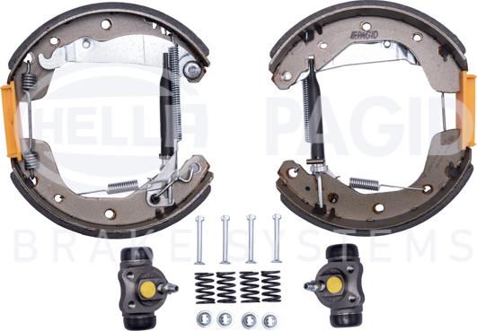 HELLA PAGID 8DB 355 004-211 - Drum Brake Shoe Set car-mod.net