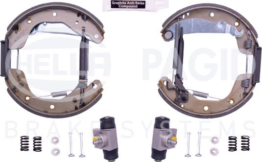 HELLA PAGID 8DB 355 005-211 - Drum Brake Shoe Set car-mod.net