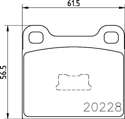 HELLA PAGID 8DB 355 006-531 - Brake Pad Set, disc brake car-mod.net
