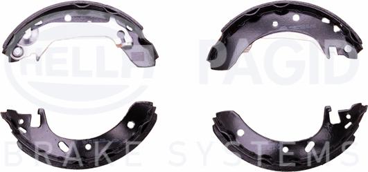 HELLA PAGID 8DB 355 001-461 - Drum Brake Shoe Set car-mod.net