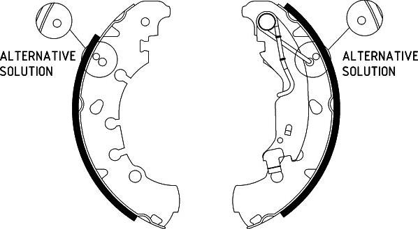 HELLA PAGID 8DB 355 002-961 - Drum Brake Shoe Set car-mod.net