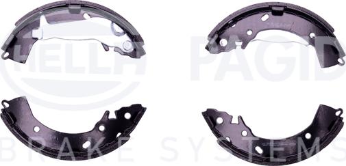 HELLA PAGID 8DB 355 002-821 - Drum Brake Shoe Set car-mod.net