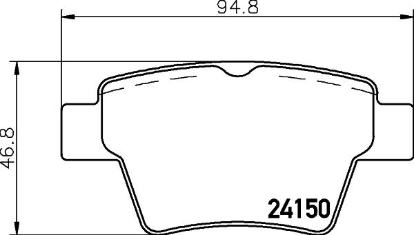 HELLA PAGID 8DB 355 011-821 - Brake Pad Set, disc brake car-mod.net
