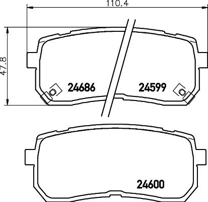 HELLA PAGID 8DB 355 013-551 - Brake Pad Set, disc brake car-mod.net