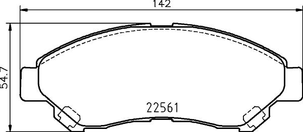 HELLA PAGID 8DB 355 044-371 - Brake Pad Set, disc brake car-mod.net