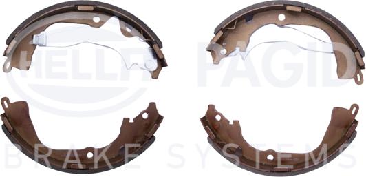 HELLA PAGID 8DB 355 022-061 - Drum Brake Shoe Set car-mod.net