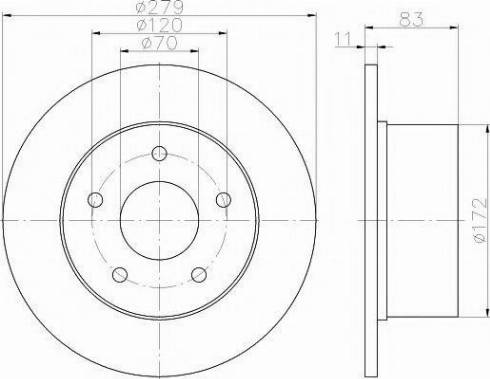 HELLA PAGID 8DD 355 119-731 - Brake Disc car-mod.net
