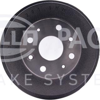 HELLA PAGID 8DT 355 300-761 - Brake Drum car-mod.net