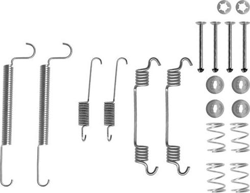 HELLA PAGID 8DZ 355 200-461 - Accessory Kit, brake shoes car-mod.net
