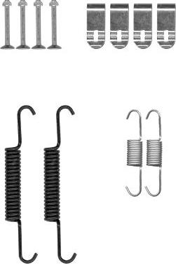 HELLA PAGID 8DZ 355 202-121 - Accessory Kit, parking brake shoes car-mod.net