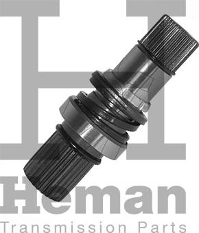 HEMAN TT10009 - Stub Axle, differential car-mod.net
