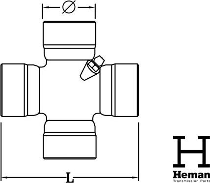 HEMAN TX00070 - Flexible disc, propshaft joint car-mod.net