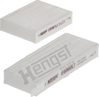 Hengst Filter E6962LI-2 - Filter, interior air car-mod.net