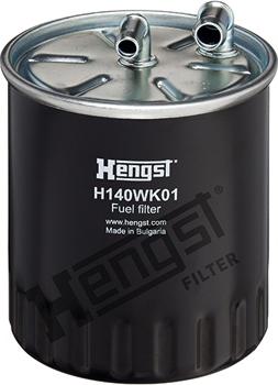 Hengst Filter H140WK01 - Fuel filter car-mod.net