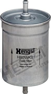 Hengst Filter H80WK01 - Fuel filter car-mod.net