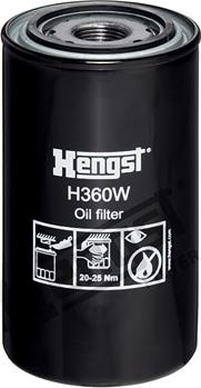 Hengst Filter H360W - Oil Filter car-mod.net