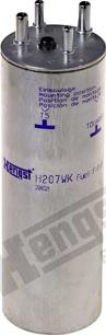 Hengst Filter H207WK - Fuel filter car-mod.net