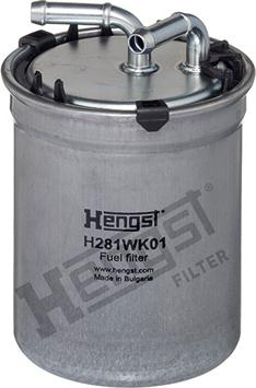 Hengst Filter H281WK01 - Fuel filter car-mod.net