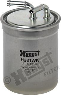 Hengst Filter H281WK - Fuel filter car-mod.net