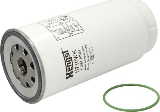 Hengst Filter H710WK - Fuel filter car-mod.net