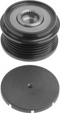 Hepu 12-0731 - Pulley, alternator, freewheel clutch car-mod.net