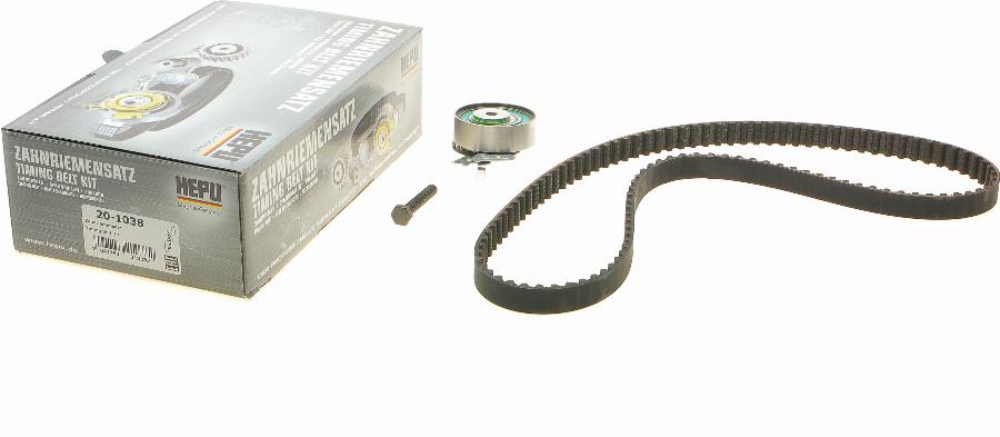 Hepu 20-1038 - Timing Belt Set car-mod.net