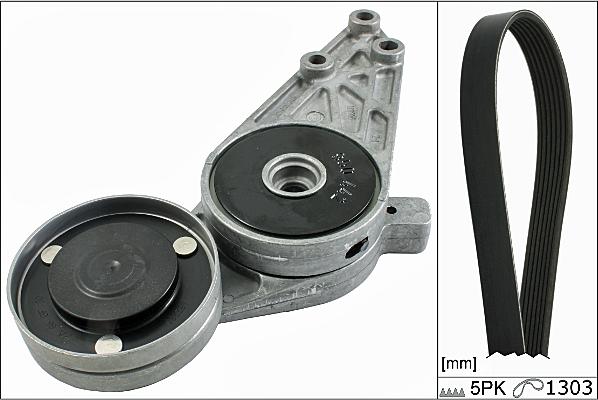 Hepu 20-1895 - V-Ribbed Belt Set car-mod.net