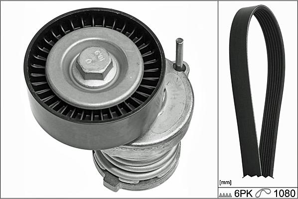 Hepu 20-1878 - V-Ribbed Belt Set car-mod.net
