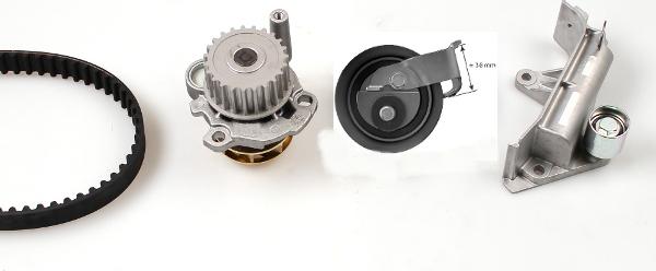 Hepu PK05474 - Water Pump & Timing Belt Set car-mod.net