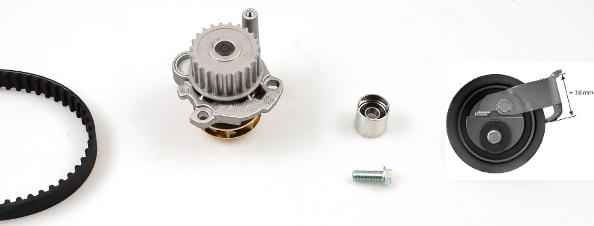 Hepu PK05472 - Water Pump & Timing Belt Set car-mod.net