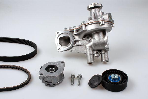 Hepu PK05138 - Water Pump + V-Ribbed Belt Set car-mod.net