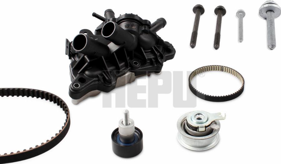Hepu PK06870 - Water Pump & Timing Belt Set car-mod.net