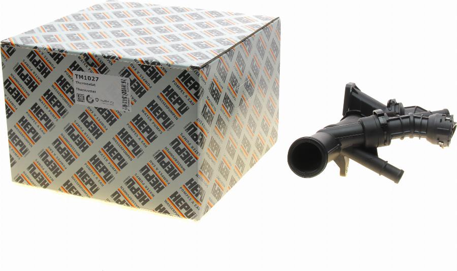 Hepu TM1027 - Coolant thermostat / housing car-mod.net