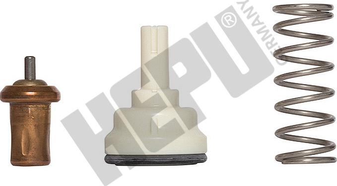 Hepu TM1166 - Coolant thermostat / housing car-mod.net